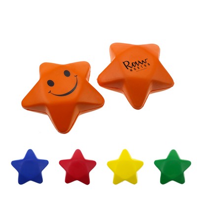 PU Smiley Face Pentagram Decompressing Ball (Economy Shipping)