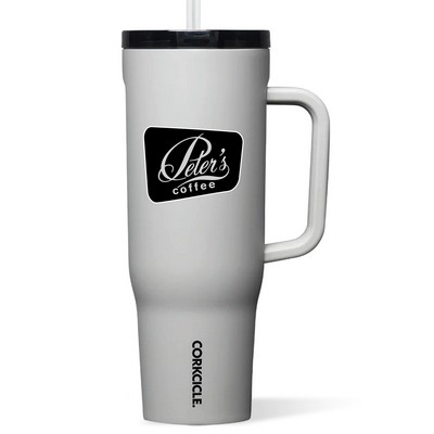 40 Oz. Corkcicle Cruiser Mug with Straw