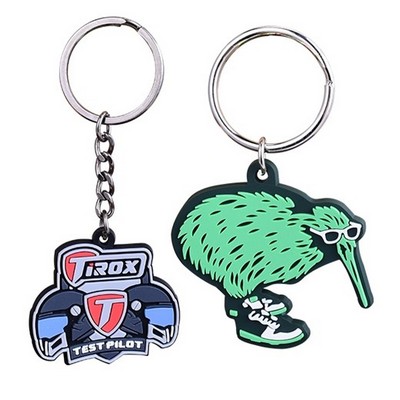 Personalized 2D PVC Keychain