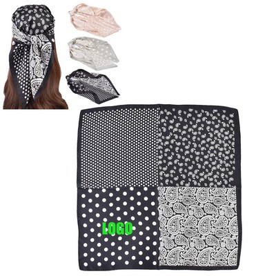 Women's Head Scarf in Various Colors and Patterns for Versatile Styling Options