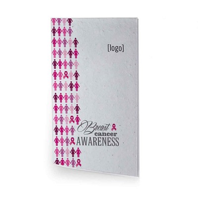 Breast Cancer Awareness Seed Paper Notebook