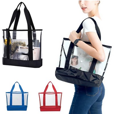 Clear Sturdy Tote Bag