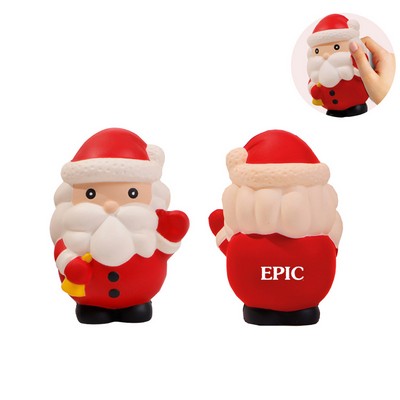 Custom PU Santa Stress Release Ball