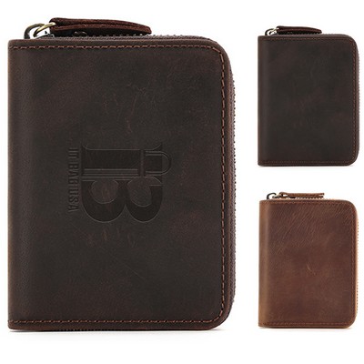 Genuine Leather Men Wallet Card Holder