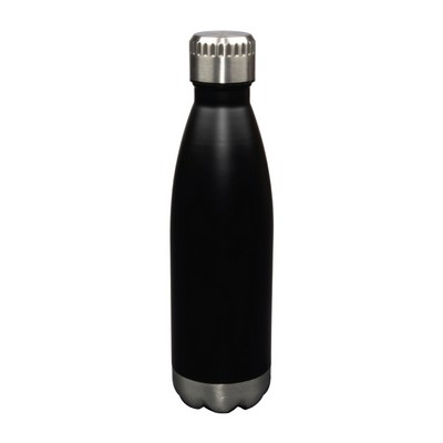 17 oz. Matte Black Stainless Steel Glacier Bottle