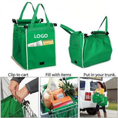 14 1/2" Reusable Grocery Shopping Cart Grab Bag