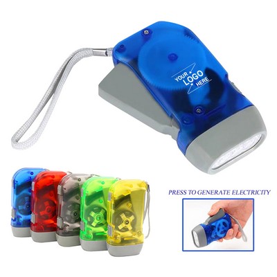 Hand Crank Emergency Flashlight