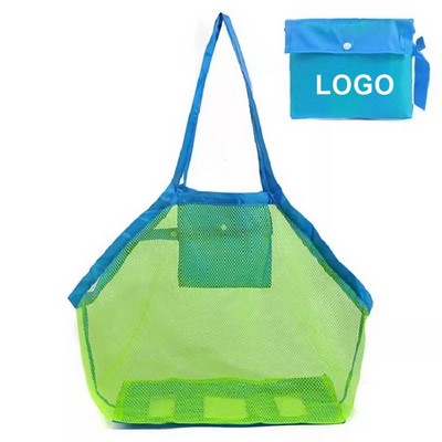 Mesh Beach Shoulder Tote Bag