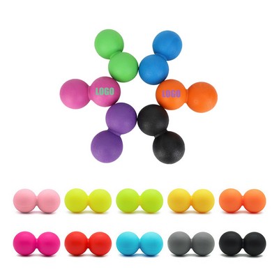 Yoga Fitness Silicone Double Muscle Massage Ball