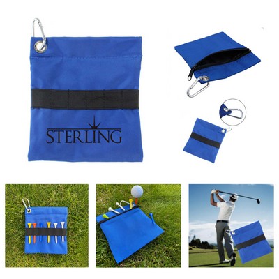 Nylon Golf Tee Pouch