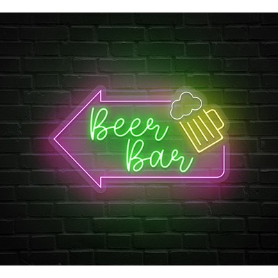 Brew Haven Beer Bar Neon Sign (28 " x 17 ")