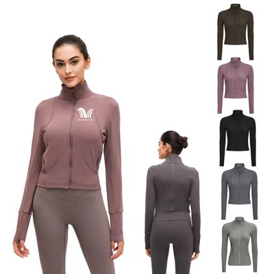 Women's Full Zip-up Yoga Jacket