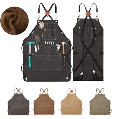 Adjustable Cross Back Work Apron