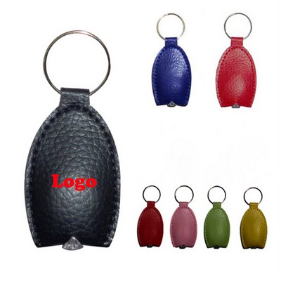 PU Leather Light Keychain