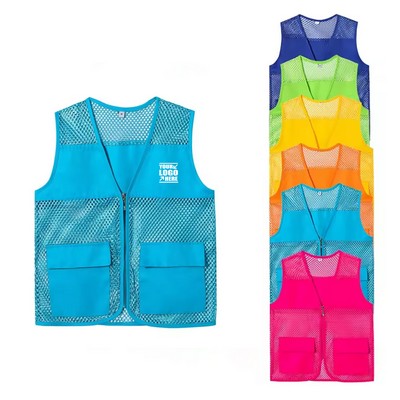 Mesh Reflective Volunteer Activity Vest