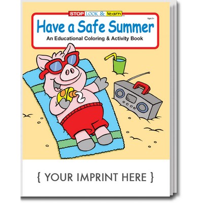 Have a Safe Summer Coloring Book Fun Pack