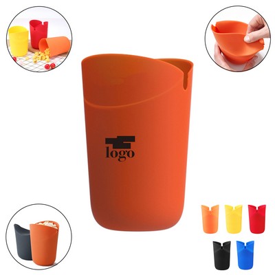 Folding Silicone Popcorn Bucket