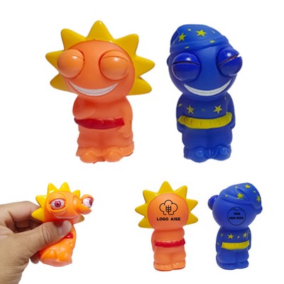 Eye Popping Sun & Moon Stress Relief Toy