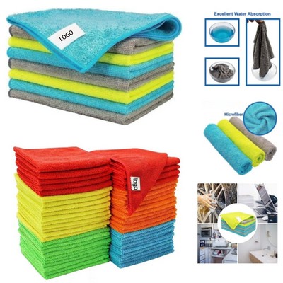 Microfiber Cleaning Cloths, Multi-Purpose Towels