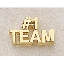 #1 Team Marken Design Cast Lapel Pin (Up to 3/4")