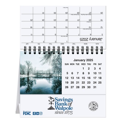 Custom Photo Tent Desk Calendar (5 13/16"x4½")