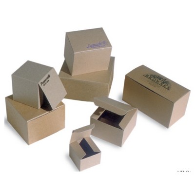 Natural Kraft Groove Gift Box (14"x6"x6")