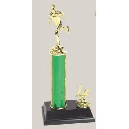 12" Column Trophy w/Trim Figure