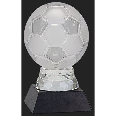 Soccer Glass / Marble Award M - 6 1/4'' h