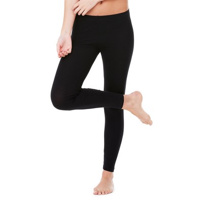 BELLA+CANVAS Ladies' Cotton-Spandex Leggings