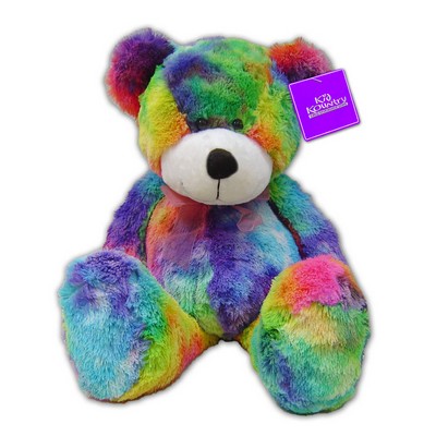 Custom Plush Tie-Dye Bear