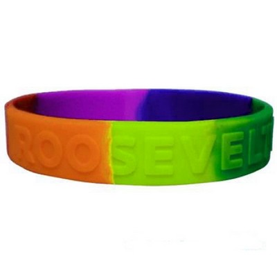 Embossed Segmented Silicone Bracelet