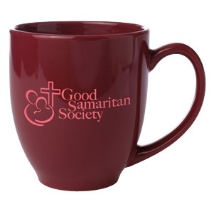 16 Oz. Bistro Mug (Burgundy Red)