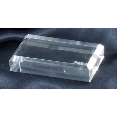 Crystal Business Card Paperweight