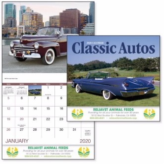 Good Value® Classic Autos Stapled Calendar