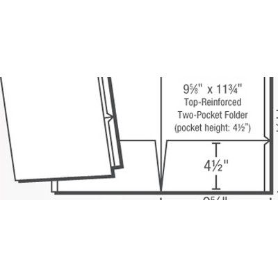 Top Reinforced Folder (9 5/8" x 11 ¾")