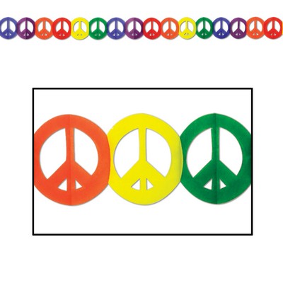 Peace Sign Garland