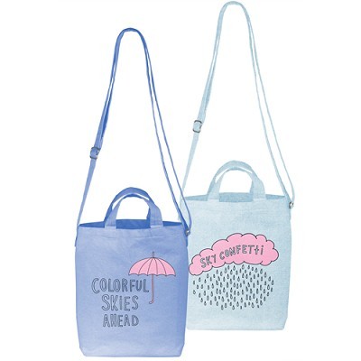 Continued Puddle Jumper Tote (Colored Canvas & Denim)