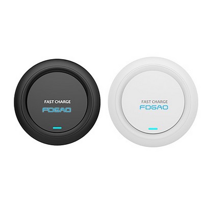 10W Round QI Wireless Phone Charging Pad