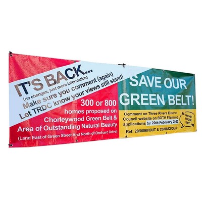 13 Oz 3'x10' custom vinyl banner