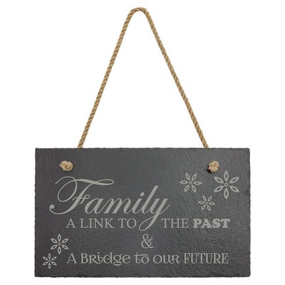 Rectangle Slate plaque, 11 3/4" x 7"