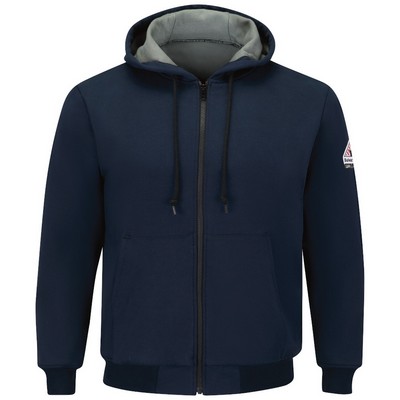 Bulwark® FR Full Zip-Front Hooded Waffle-Lined Sweatshirt