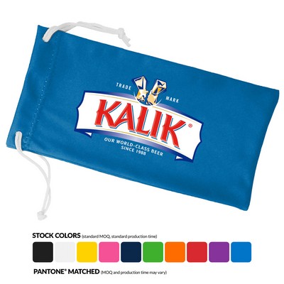 Sunglasses Microfiber Pouch With Full Color Imprint