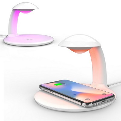 10 W Wireless Charger w/Touch Control Night Light