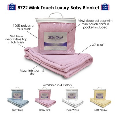 Alpine Fleece Mink Touch Luxury Baby Blanket