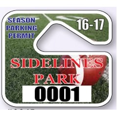 Custom Full Color Parking Permit w/Reflective Material (4" x 3½")