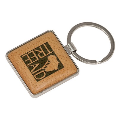 Square Key Chain (1 9/16"x 1 9/16")