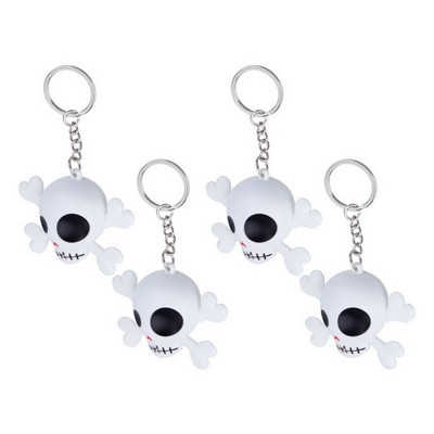 Cute Skull LED Sound Keychain