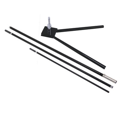 10' Insta-Flag Pole with Vehicle Base Hardware Kit