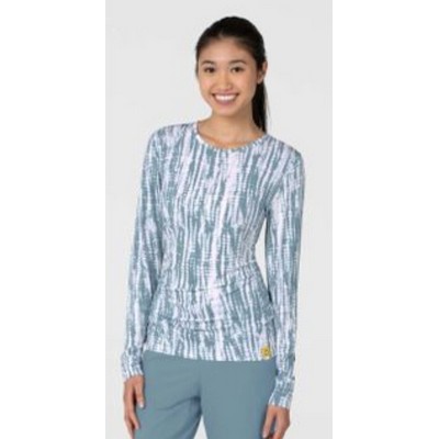 Wink™ Knits & Layers Women's All-Over Print Silky Tee Shirt