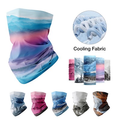 Full Color Sublimated Cooling Gaiter/Gator/Bandana Mask